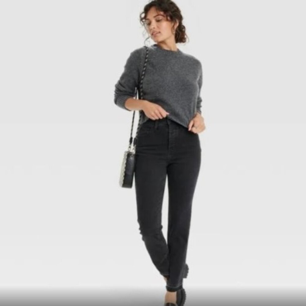 Women's Crewneck Cashmere-Like Pullover Sweater - Universal Thread™ Gray